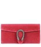 Jimmy Choo Dionysus Crystal-embellished Velvet Clutch