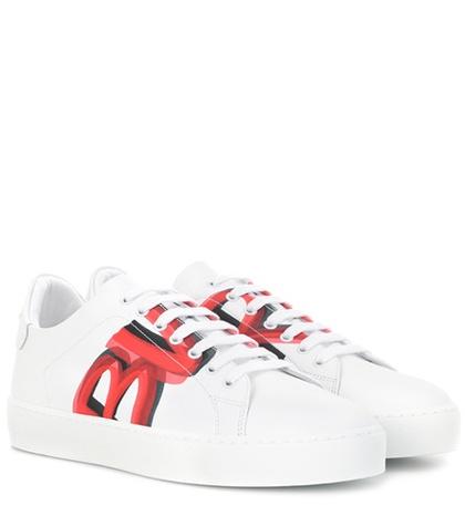 Saint Laurent Westford Mp Leather Sneakers