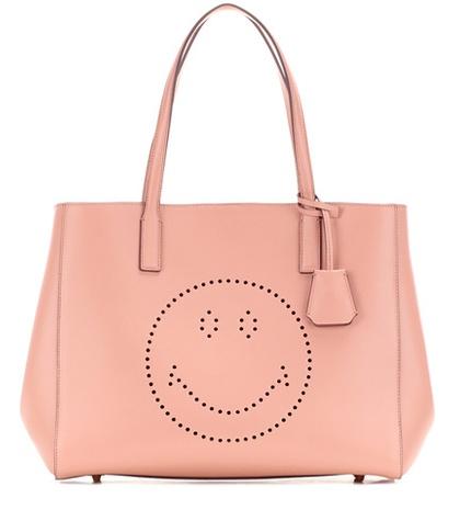 Anya Hindmarch Smiley Ebury Leather Shopper