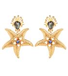 Dolce & Gabbana Clip-on Crystal Embellished Earrings