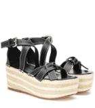 Roksanda Gate Leather Espadrilles