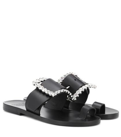 Maison Margiela Embellished Leather Sandals