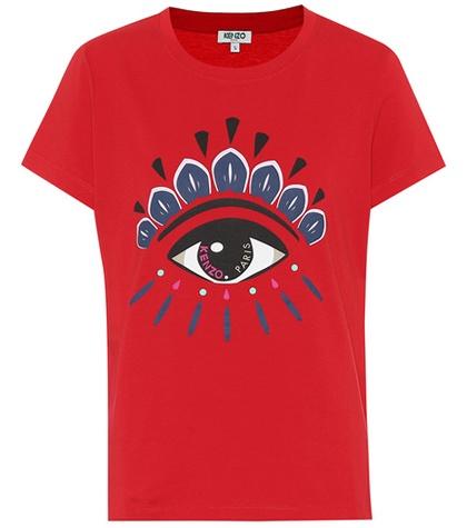 Kenzo Eye Printed Cotton T-shirt