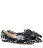 Jimmy Choo Gilly Sequined Ballet Flats