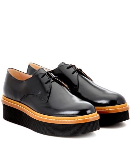 Jimmy Choo Leather Platform Derby Shoes