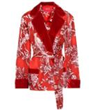 F.r.s For Restless Sleepers Giocasta Printed Silk Jacket