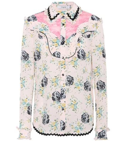 Coach Western Lace Silk Shirt