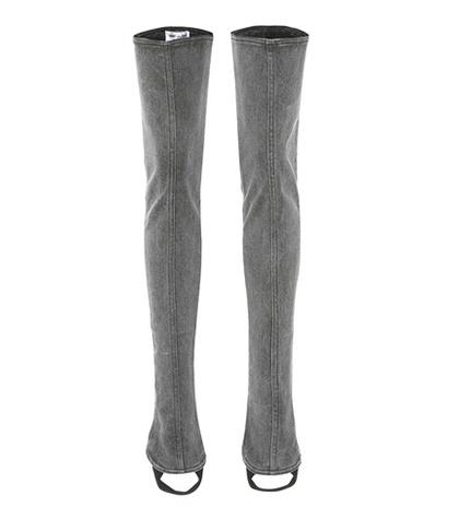 Stouls Stirrup Denim Leg Warmers