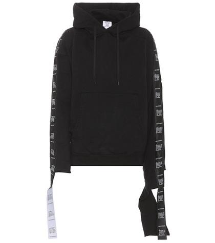 Vetements Cotton-blend Hooded Sweatshirt