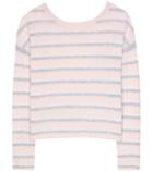 Miu Miu Calanta Striped Cashmere Sweater