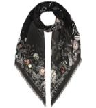 Yeezy Printed Silk-blend Scarf