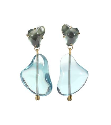 Ganni Clip-on Drop Earrings
