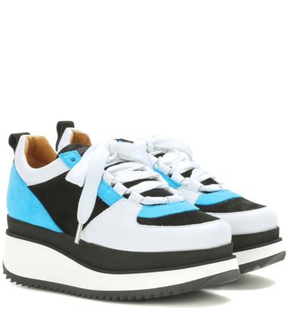 Dolce & Gabbana Naomi Suede Platform Sneakers