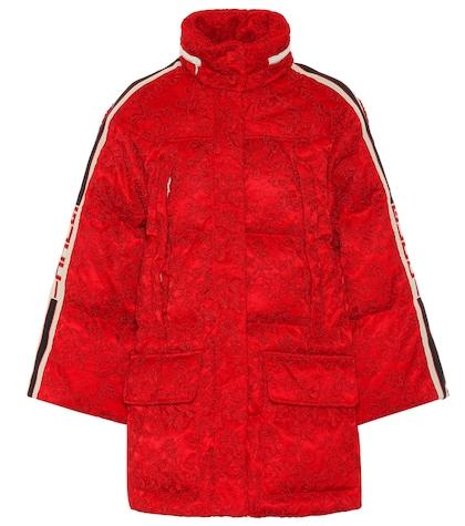 Gucci Lace-trimmed Down Jacket
