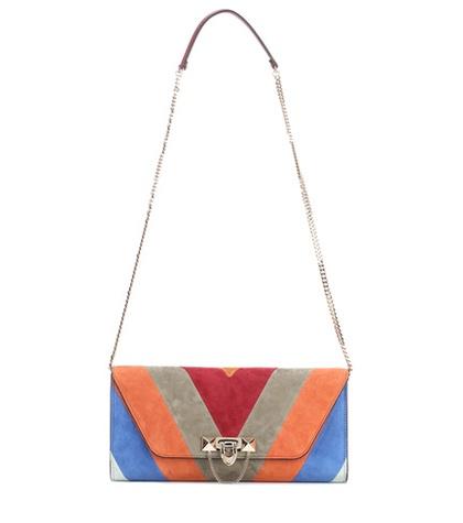 Stouls Valentino Garavani Suede Shoulder Bag