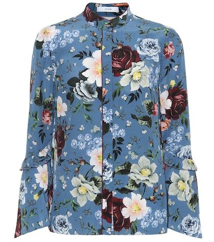 Erdem Alvery Silk Crêpe De Chine Shirt