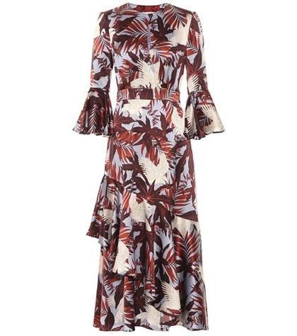 Erdem Florence Silk Crêpe De Chine Dress
