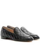 Gianvito Rossi Marcel Driver Quilted Leather Loafers