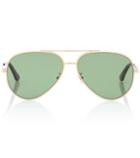 Current/elliott Classic 11 Zero Aviator Sunglasses