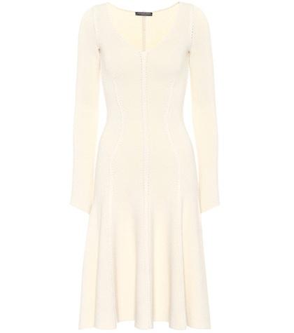 Alexander Mcqueen Wool And Cotton-blend Dress