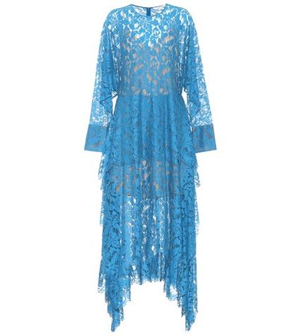 Stella Mccartney Cotton-blend Lace Midi Dress