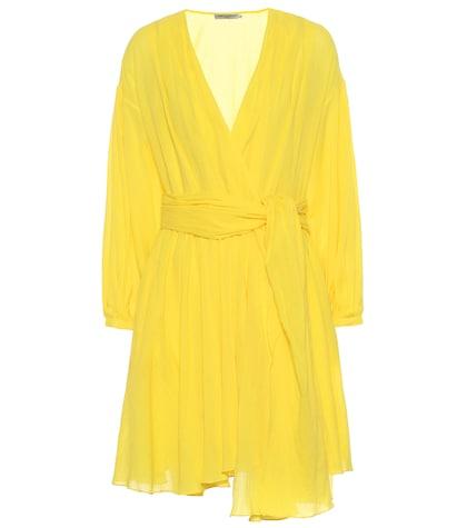 Three Graces London Carina Cotton Wrap Dress