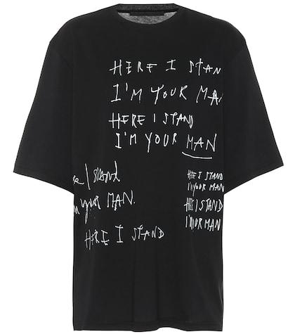 Alessandra Rich Printed Cotton T-shirt