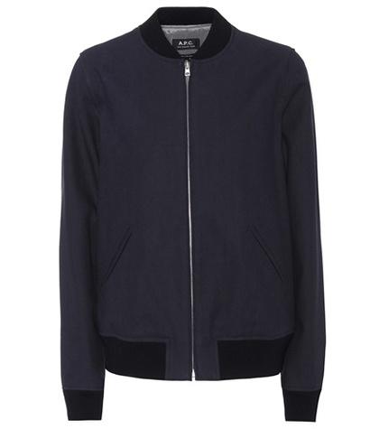 A.p.c. Cocao Cotton Bomber Jacket