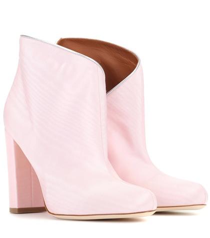 Malone Souliers Exclusive To Mytheresa.com – Eula 50 Moire Ankle Boots