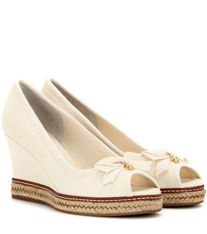 Victoria Beckham Jackie 85 Peep-toe Wedge Sandals