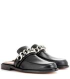 Givenchy Chain Leather Loafers