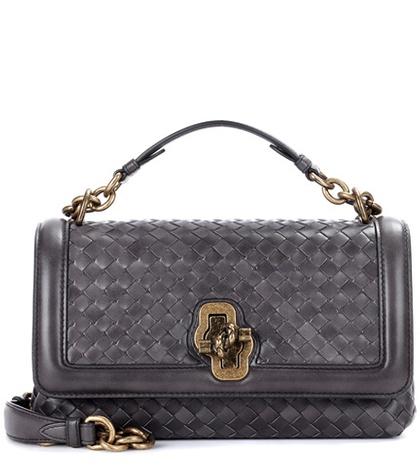 Bottega Veneta Olimpia Knot Leather Shoulder Bag