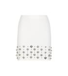 David Koma Embellished Crêpe Skirt
