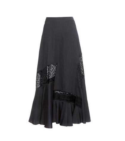 Stella Mccartney Lara Cotton-blend Skirt