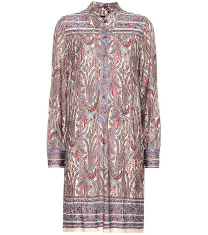 Isabel Marant Wilena Stretch Jersey Shirt Dress