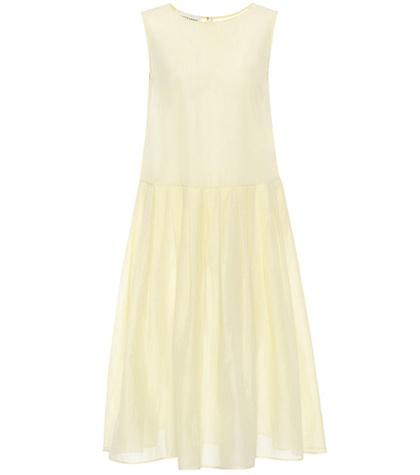 Mansur Gavriel Sleeveless Cotton And Silk Dress