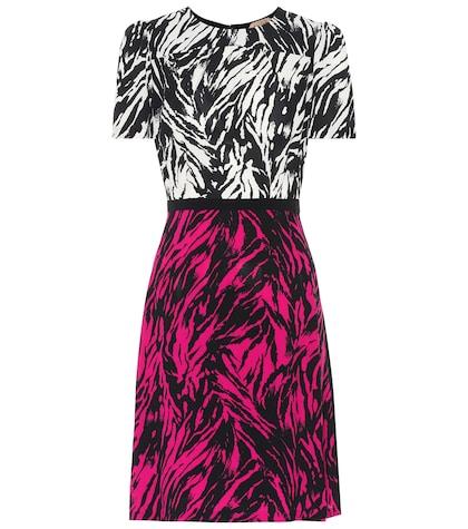 N21 Zebra-print Silk-blend Minidress