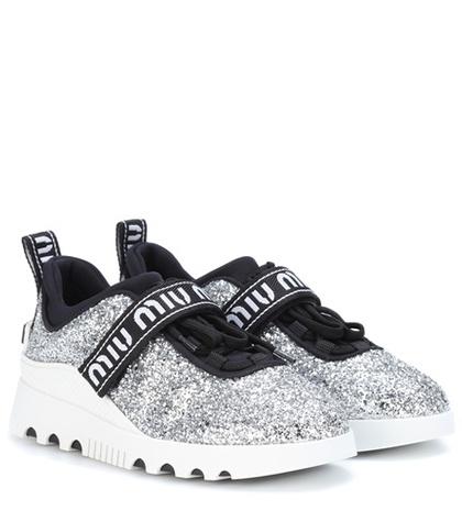 Jimmy Choo Glitter Sneakers
