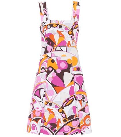 Emilio Pucci Printed Cotton Jacquard Dress