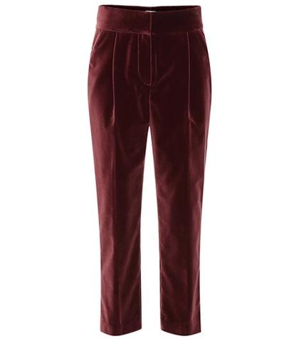 Brunello Cucinelli Velvet Cotton Pants