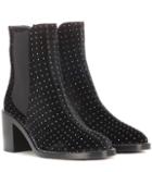Dolce & Gabbana Merril 65 Velvet Ankle Boots