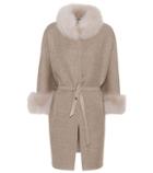 Haider Ackermann Winter Upper East Fur-trimmed Tweed Coat