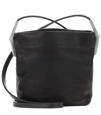 Maison Michel Leather Shoulder Bag