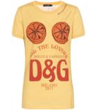 Roger Vivier Printed Cotton T-shirt