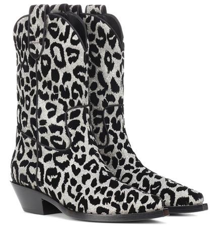 Johanna Ortiz Leopard Cowboy Boots