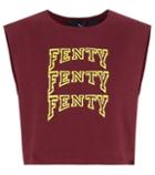 Fenty By Rihanna Printed Cotton Crop Top