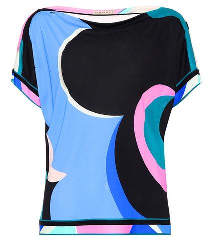 Emilio Pucci Silk-blend Jersey Top