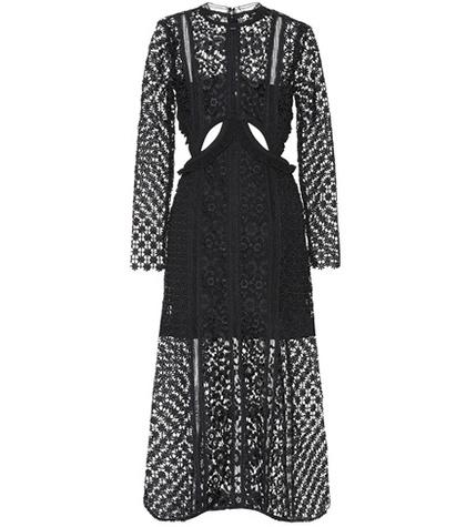 Self-portrait Payne Cutout Midi Dress