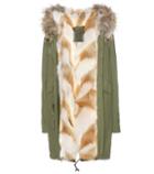 Mr & Mrs Italy Fur-trimmed Parka Coat