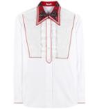 Miu Miu Embellished Cotton Shirt